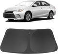 Windshield Sun Shade Custom Fit for 2012 2013 2014 2015 2016 2017 Toyota Camry Accessories Foldable Sunshade Sun Blocker Protect Car from Sun Rays & Heat Damage Keep Car Cooler