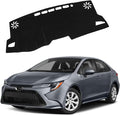 Dashboard Mat Cover for Toyota Corolla 2019 2020 2021 2022 2023 2024 2025 Nonslip Center Console Sunshield Glare UV Rays Protector Accessories