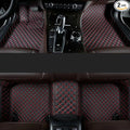 Custom Making Car Floor Mats Compatible with Audi BMW Mercedes-Benz Toyota Lexus Honda Infiniti Nissan Hyundai Kia All Models 2005-2026 (Black Red)