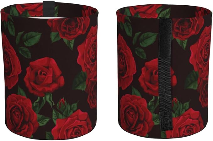 Flower Car Trash Can,Car Accessories Waterproof Car Organizer Foldable Portable Trash Bin Can Be Hung on The Back Seat Garbage Can for Various Cars