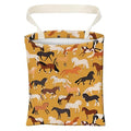 Car Trash Can, Cute Car Trash Bag, Hanging Car Organizer and Storage Bag, Trash Bin for Car Accessories, Vehicle, Travelling, Camping Cute Horse Pattern