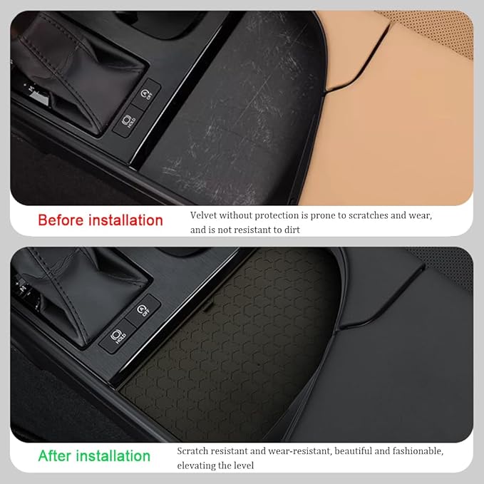 Center Console Mat Wireless Charging Mat Compatible with Lexus ES ES250 ES300h 2022 2023 2024 Car Non Slip Wireless Charger Silicone Cover Pad (Black)