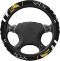 Steering Wheel Cover Polyester Thick Non-Slip Car Steering Wheel Cover Protector Universal 15 Inch, Animal Honey Bee Sweet