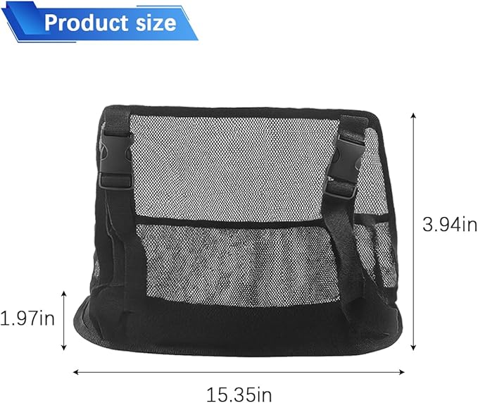 Car Net Pocket Handbag Holder, Mesh Vehicle Driver Storage Organizer Bag Purse Holder Between Two Seat, Automotive Backseat Barrier for Kids Pets, Universal for Truck SUV Sedan