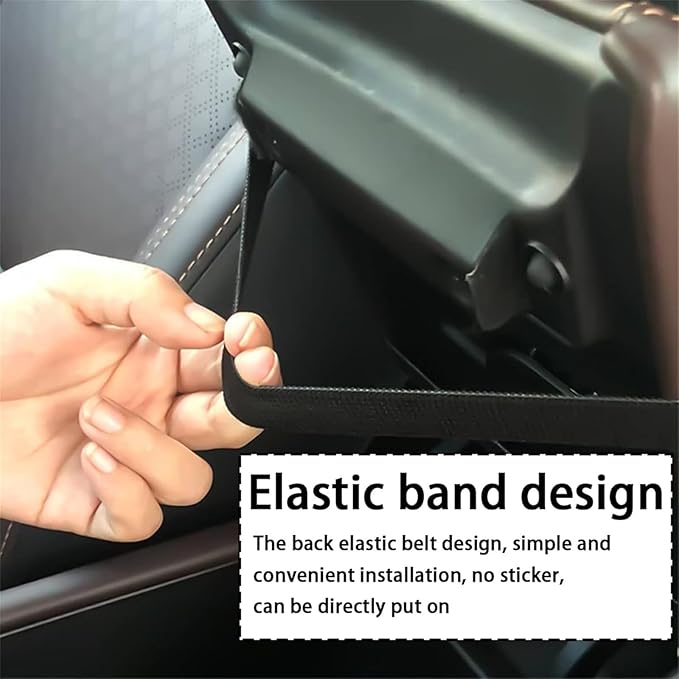 Car Center Console Cushion Pad for Hyundai Elantra 2017-2020, Leather Armrest Box Pad Armrest Cover Arm Rest Cover Pad with 2 Storage Bags Waterproof for Most Vehicles Vehicles SUVs, F/Red