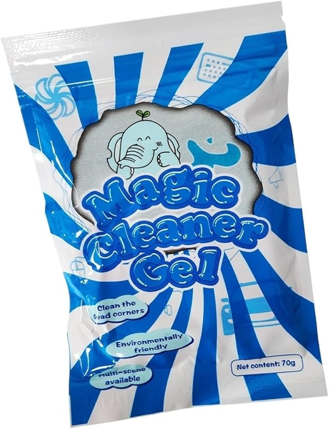 Reusable Car Cleaning Gel - 70g Multi-Function and Mud Remover for Car Detailing(Light Blue(1PC))
