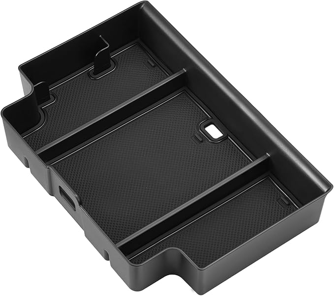 SPELAB Center Console Organizer Compatible with Chevy Silverado 2023-2025, Compatible with GMC Sierra 1500, 2024-2025 Silverado 1500, Sierra 1500 2500HD 3500HD Insert Tray Pallet Storage Accessories