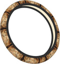 Treasure Hunt Map-Pirate Universal Fit Steering Wheel Cover for Car, Truck, and SUV, Durable Steering Wheel Protection