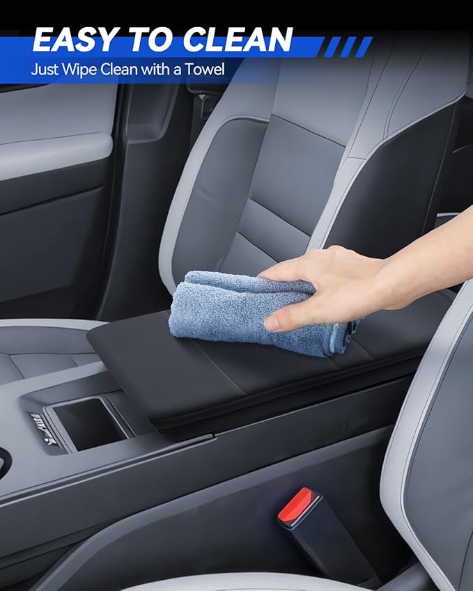 Armrest Cover for 2024 2025 Honda Prologue (EX/Touring/Elite) Accessories Center Console Middle Lid Pad Protector for Car Elbow Rest-Thickened