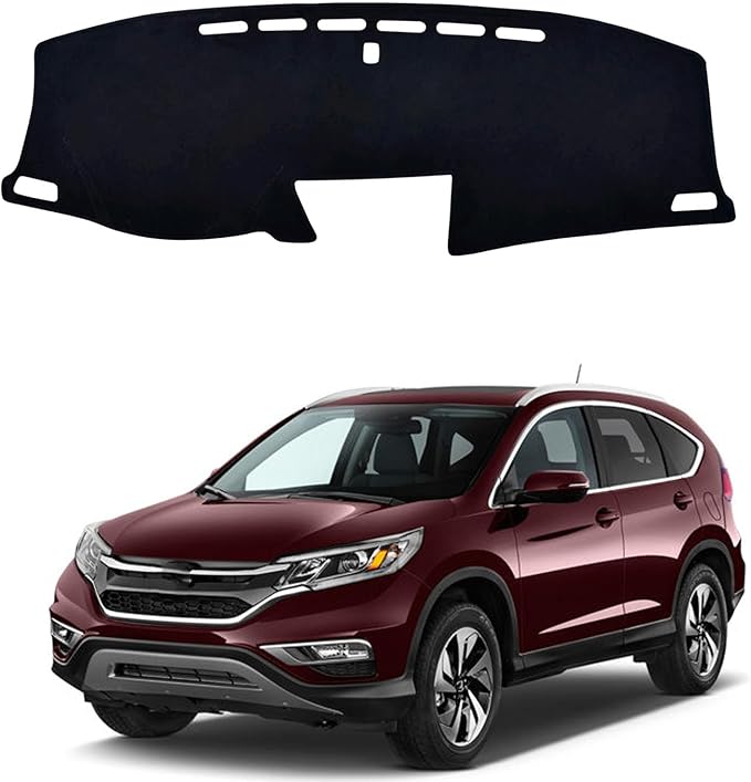 Dashboard Mat Cover for Honda CR-V 2012-2016 Nonslip Center Console Sunshield Glare UV Rays Protector Accessories