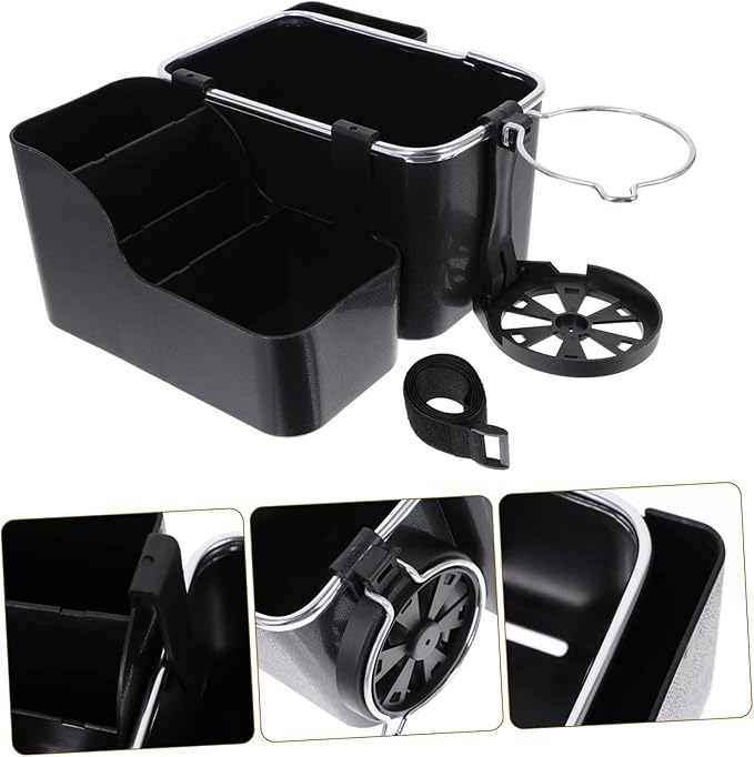 9334a Center Console Organizer Storage Box Multifunctional Armrest Container with Smooth Sliding Design Car Interior Organizer for Phones Coins and Accessories Compatible with