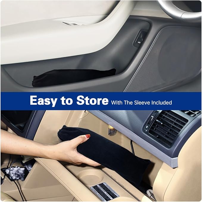 2025 Windshield Sun Shade Umbrella, Foldable Car Umbrella Sunshade with UV Block Car Front Window (Heat Insulation Protection) for Auto Windshield Covers Trucks Cars (Large)