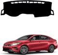 Dashboard Mat Cover for KIA Forte 2019-2024 Nonslip Center Console Sunshield Glare UV Rays Protector Accessories