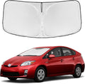 for Toyota Prius Hatchback 2010-2015 Windshield Sun Shade - 4 Layers Car Sunshades for Front Windows Shade Cover Custom Fit Prius Hatchback Sun Visor 240T Shade Blocks UV Rays Car Accessories