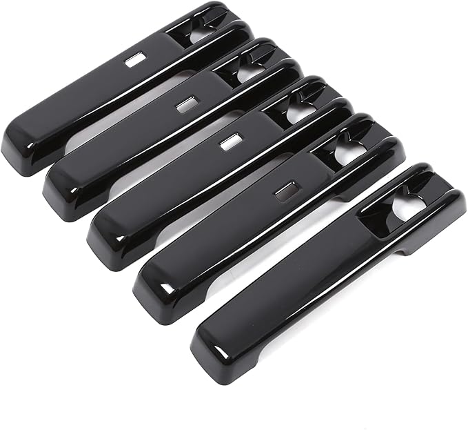 Tumukiw Car Exterior Door Handle Cover Compatible with Mercedes Benz G Class W464 2025+, Car Door Handle Protector Covers Trim with Keyless-Go Anti-Scratch Decoration Accessories (Glossy Black)