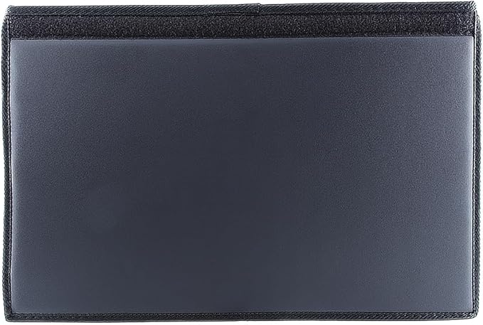 Foldable Car Organizer - Trunk Organizer and Storage for Car, SUV, Sedan (Leather-Black, 18.5" x 11.5")
