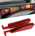 2PCS Car Seat Gap Filler Organizer, Car Seat Organizer, Multifunctional Seat Gap Storage Box for Phone Key, Fill The Gap & Stop Things from Dropping, Universal for Most Vehicles (Red)