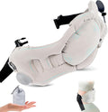 JIPORIER Inflatable Seat Cushion Pillow for Airplane Travel Lumbar Support Pillow for Office Chair/Car Seat Dual-Zone Adjustable Back Support for Reducing Lower Back Pain