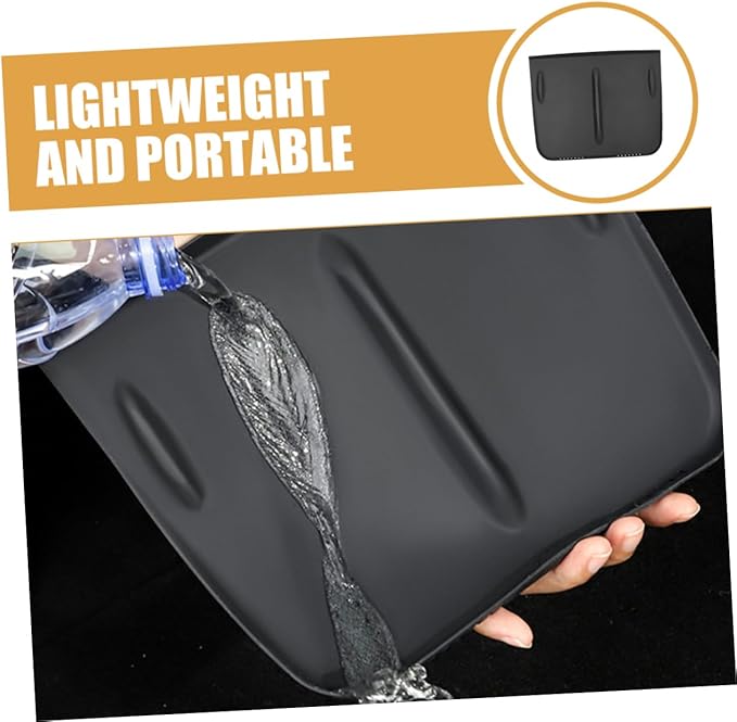 Center Console Skid Charger Mat Non- Silicone Charging Pad for Easy Installation Secure Grip Black