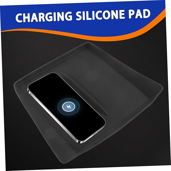 Silicone Cordless Charging Pad for Soft Design for Effortless Phone Charging Your Car Interior