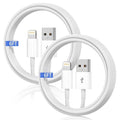 2 Pack iPhone Charger [MFi Certified] USB A to Lightning Cable Fast Charging & Data Sync for iPhone 14 13 12 11 Pro Max XR XS X 8 7 Plus 6S,iPad,Car Carplay – Durable TPE Apple Charger Cord 6FT