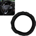 Pack-1 Car Steering Wheel Cover, Ice Silk 3D Massage Mesh Breathable Without Inner Ring Steering Wheel Cover, Elastic Easy Grip Anti-Slip Protector for 14.5"-15", Universal for Cars (Black)
