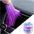 Cleaning Gel for Car, Universal Vehicle Interior Detailing Cleaning Putty Gel, Detail Cleaner Tools for Keyboard Vent PC Laptop Camera, Automotive Duster Remover Cleaner Accessories (Purple)
