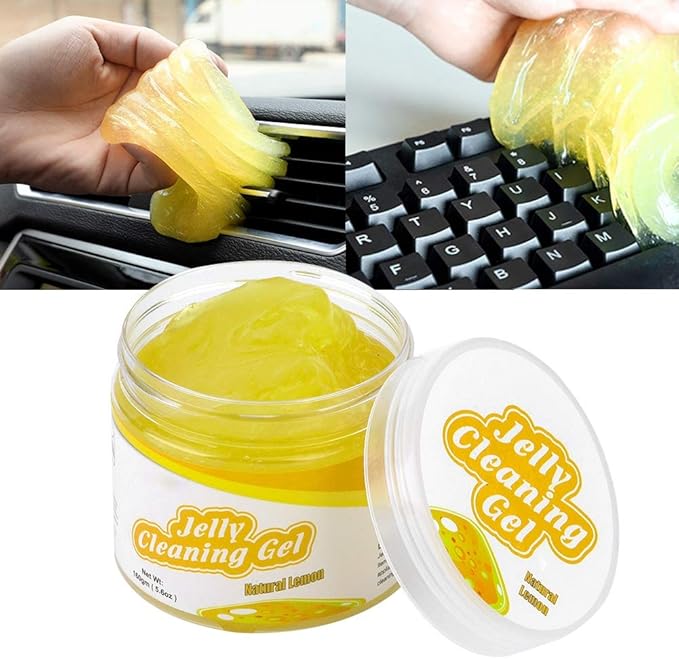 Car Cleaning Gel Car Clean Putty, 200g Universal Car Interior Cleaner Slime, Car Interior Detailing Cleaning Putty Reusable Auto Dust Removal Gel Auto Detailing Tools Accessories