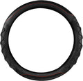 Car Steering Wheel Cover, 15 Inch Anti-Slip Steering Wheel Cover Protector with 3D Honeycomb Design, Universal Steering Wheel Covers for Truck SUV, Car Accessories (Black,Round Shape)