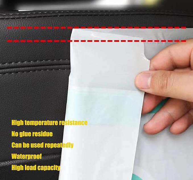 75pcs Easy Stick-On Disposable Car Trash Bags