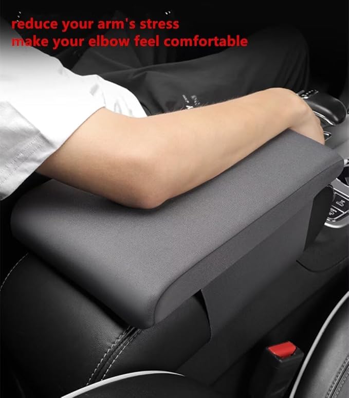 Car Center Console Cover,Universal Memory Foam Car Armrest Pad,Car Interior Accessory for Women Men,Armrest Cover Protector for Cars,Vehicles,SUV Pink