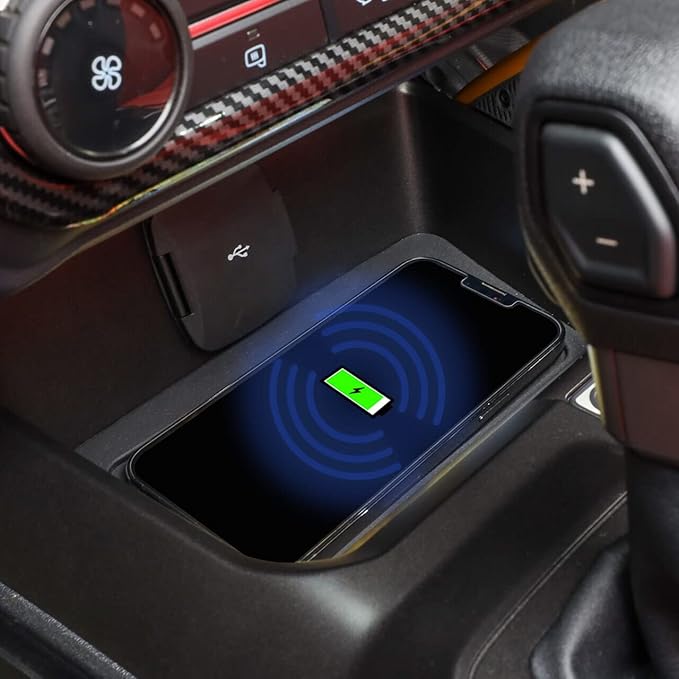 IAG I-Line Wireless Phone Charging Pad for Ford Bronco 2021+ w/LUX Package (Front Center Console)