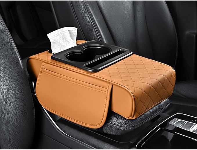 Car Armrests Covers for Audi A6 1995–2025, Center Console Cover Armrest Cushion Middle Console Protector Armrest Mat Interior Accessories,E
