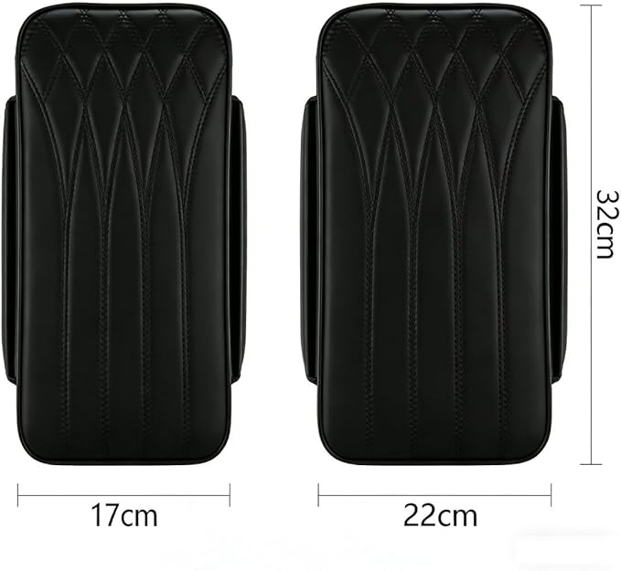 Car Center Console Cover for Jeep Cherokee Trailhawk (2018–2023), Slow Rebound Middle Armrest Seat Box Cover Protector Strong Support Cushion Pad,A/32 * 22 * 5cm