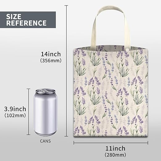 Car Trash Can, Cute Car Trash Bag, Hanging Car Organizer and Storage Bag, Trash Bin for Car Accessories, Vehicle, Travelling, Camping Watercolor White Lavender