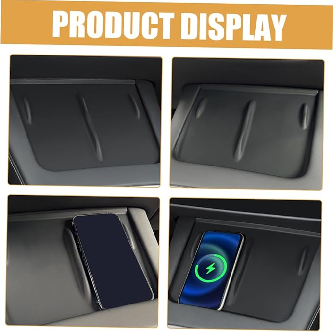 Charging Phone Pad -Skid Cordless Charger Mat for Center Console Accessories Convenient Non- Grip Cover for Model Easy to Use