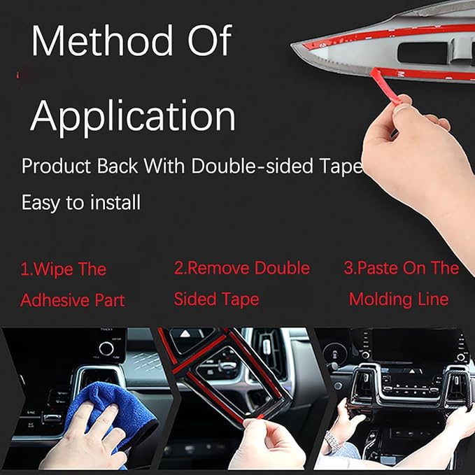 Amzcar Car Door Handle Protector, Car Exterior Door Handle Bowl Cover Trim, Outer Cup Bowl Scratches Protector Decorative, Compatible with Kia Telluride 2020-2024 Accessories (Carbon Fiber Pattern)