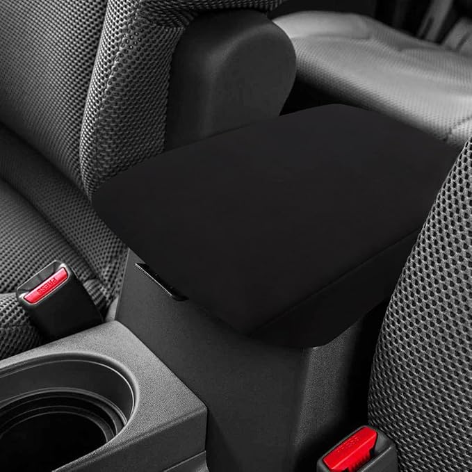 INTGET Center Console Armrest Cover for 2005-2021 Nissan Frontier Accessories 2005-2015 Nissan Xterra Accessories Neoprene Middle Arm Rest Protector Console Lid Cover (Neoprene)
