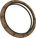 Cool Cheetah Leopard Universal Fit Steering Wheel Cover for Car, Truck, and SUV, Durable Steering Wheel Protection