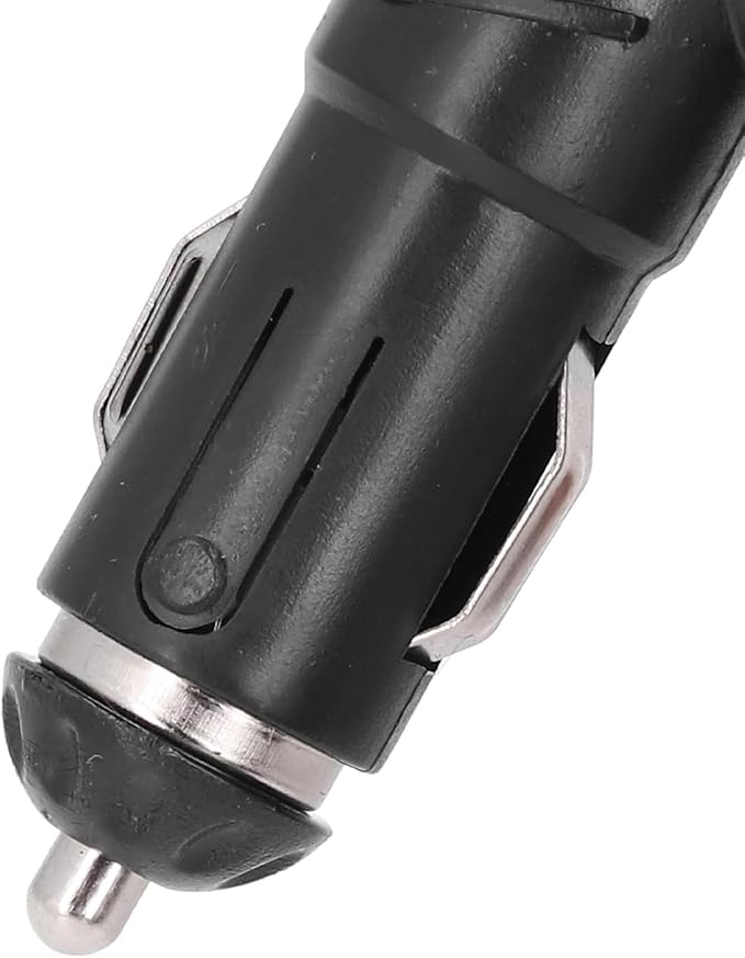 Pilipane Cigarette Lighter Plug Splitter Adapter 1 to 3 Multi Port Power Plug Car Charger with USB and Type C 12V 24V 120W for Car Refrigerators Cameras Mobile Phones ABS Material
