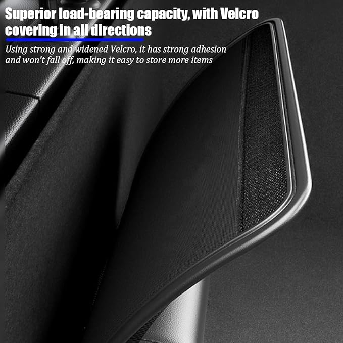Car Trunk Organizer, Oxford Cloth Hanging Vehicle Backseat Storage Container Bag with 4 Pockets, Automotive Trunk Storage Hanger Organizer, Universal for SUV Van Sedan