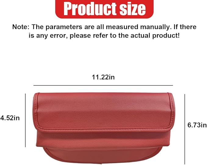 Car Seat Gap Filler Organizer, Leather Universal Gap Bag Car Storage Box for Phones, Keys, Glasses & Cards, Adjustable Front Seat Side Pocket Organizer for Cars, No Seat Belt Block (Burgundy)