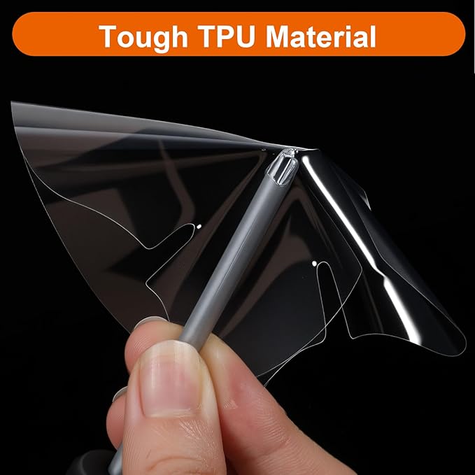 Sibba 20 PCS Car Door Handle Protectors Carbon Fiber Clear Protective Film Anti-Scratch Guard Self-Healing Paint Protection Decal Handle Cup Protector Universal Fit for All Vehicles SUVs Trucks