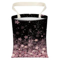 Cute Car Trash Can, Hanging Canvas Car Back Seat Organizer and Storage Bag, Funny Car Trash Bag For Travelling, Outdoor Cute Pink Sakura Blossom