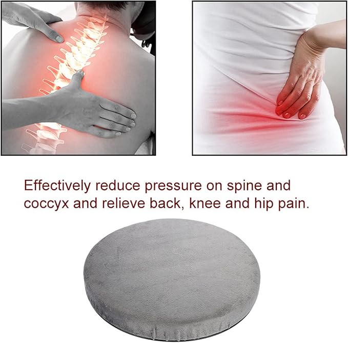 360 Rotating Seat Cushion, 2025 New Seat Cushion for Car Swivel Seat Cushion for Elderly, Portable Rotating Car Seat Pad, Pregnancy Rotating Car Seat Cushion for Office Car Home