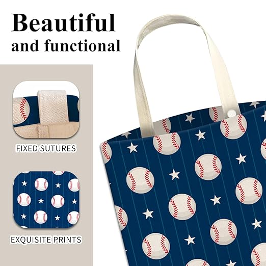 ABUIFDK Car Trash Can, Cute Car Trash Bag, Hanging Car Organizer and Storage Bag, Trash Bin for Car Accessories, Vehicle, Travelling, Camping Cute Blue Baseball