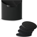 1Pc Car Trash Can and 4Pcs Car Coasters for Vehicle, Home, Office, Multipurpose, Car Accessories for Men and Women