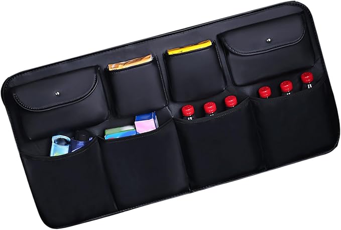 PU Cloth Automotive Organizers Quick Installation Hanging Pocket Fabric Storage Bag for Trip Storage Bag