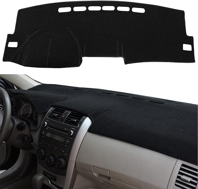 Dash Cover Mat Custom Fit for Toyota Corolla 2009 2010 2011, Dashboard Cover Pad Carpet Protector F91