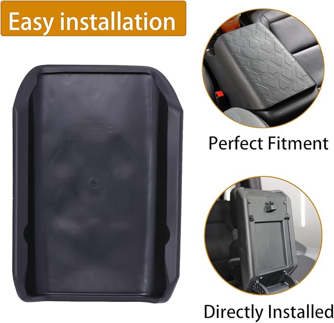 Center Console Armrest Cover Compatible with Ford Bronco Accessories 2021 2022 4 Door and 2 Door, Scratch Resistance Center Console Arm Rest Pad Cushion Automotive Interior Accessories
